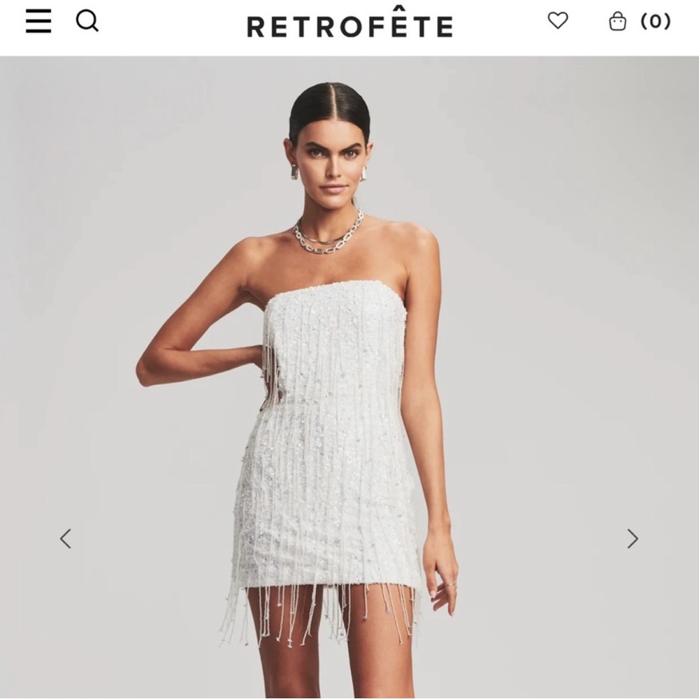 Retrofete Heather Star Fringe Dress
